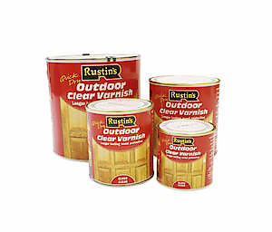 Rustins Quick Dry Outdoor Clear Varnish 250Ml Gloss