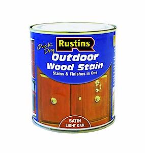 Outdr Wd Satin Med Oak 250ml