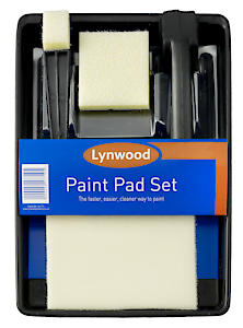 Lynwood Paint Pad Set Pa401,Black,200Mm