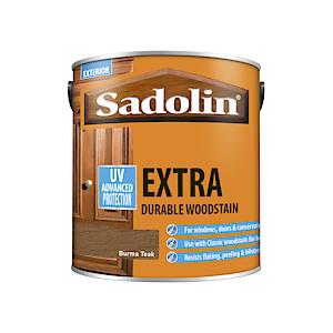 Sadolin Extra Durable Woodstain 2.5Lt - Burma Teak