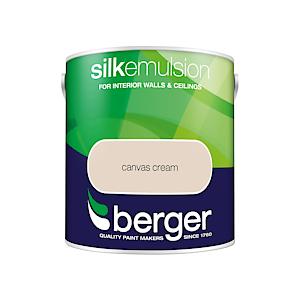 Berger Silk Emulsion 2.5L Canvas Cream