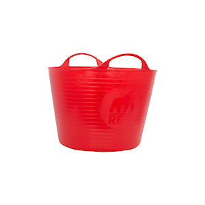 Faulks & Cox Tubtrugs 14L Small Flexible 2-Handled Recycled Tub, Red