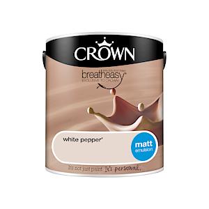 Crown Retail Core Emulsion Matt White Pepper 2.5 L
