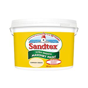 Sandtex Mason Smth Corn Crm 10Lt