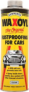 Hammerite Waxoyl Car Underseal And Rust Protection  Waxoyl Clear 1Ltr