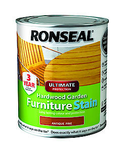 Ronseal Hwfsnm750 Hardwood Furniture Stain Natural Matt 750Ml