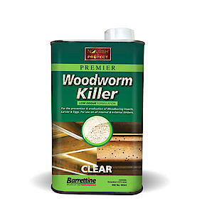 Barrettine  Low Odour Woodworm & Boring Insect Killer 1 L