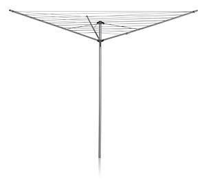 Addis 35M 3 Arm Rotary Washing Line & Spike Grey Metallic