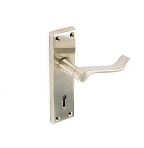 Br Nickel Scroll Lock Hndl S2720