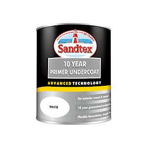 Sandtex 10 Year Primer Undercoat 750Ml White