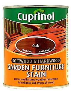 Cuprinol Garden Furniture Stain Exterior Woodcare, Oak,750 Ml