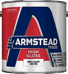 Armstead Trade High Gloss Paint White 5 Litres