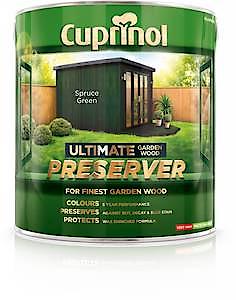 Cuprinol 5206080 Cupgwprego1L 1L Ultimate Garden Wood Preserver - Golden Oak