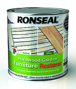 Ronseal Hgfr1L Hardwood Garden Furniture Restorer 1 Litre, 1L