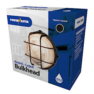 ROUND BLACK BULKHEAD