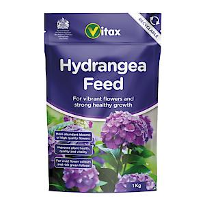 Vitax Hydrangea Feed | Added Magnesium and Iron | Reasealable Pouch 1kg