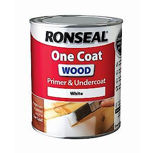 Ronseal One Coat Wood Primer And Undercoat 750Ml