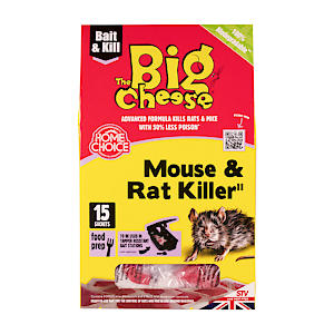 The Big Cheese Mouse & Rat Killer Pasta Sachet | Mice & Rats | 10g Sachets x 15