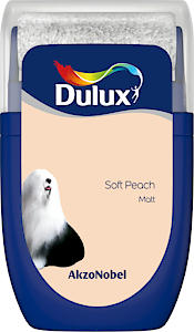 Dulux Walls & Ceilings Tester Paint, Soft Peach, 30 Ml