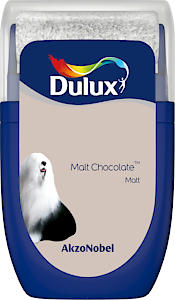 Dulux Walls & Ceilings Tester Paint, Malt Chocolate, 30 Ml