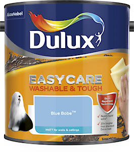 Dulux Easycare  Matt Emulsion Paint For Walls And Ceilings - Blue Babe 2.5L