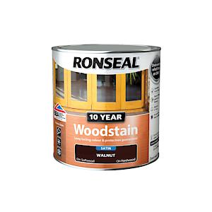Ronseal 10 Year Woodstain Walnut 750Ml
