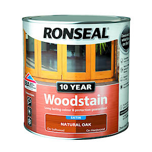 Ronseal 10 Year Woodstain Natural Oak 750Ml