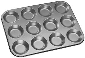Chef Aid Tala 12 Cup Shallow Bun Tin