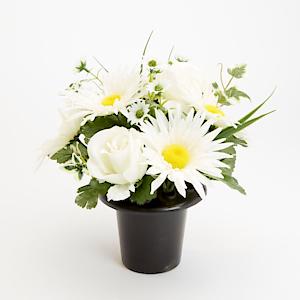EverlastingBlooms WHT Daisy, Rose