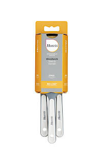 Harris  Seriously Good Woodwork Stain & Varnish Paint Brushes, 3 Brush Pack In Grey