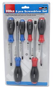 6Pc Soft Grip Screwdriver Set