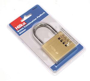 Hilka 70760060 60Mm Brass Combination Padlock