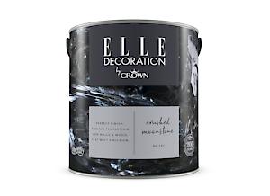 Elle Decoration By Crown 2.5L Flat Matt Emulsion Paint - Crushed Moonstone No 141
