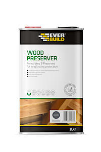 Everbuild Wood Preserver | Interior And Exterior Use| Low Odour | Quick Drying | Long Lasting Pr