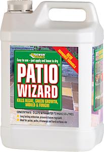Everbuild Patio Wizard CONCENTRATE | Protection Against Moss, Algae, Green Growth 5L