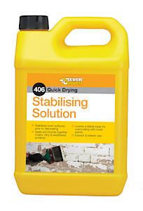 Everbuild 406 Quick Drying Stabilising Solution – Clear – 5 Litre , Pack Of 1