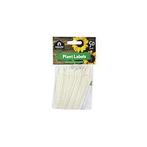 Kingfisher Gsp202 Plant Labels And Pencil - White (Pack Of 50)