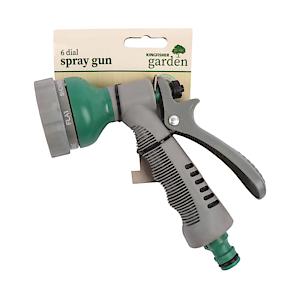 Kingfisher 6126Dp 6 Dial Spray Gun - Grey