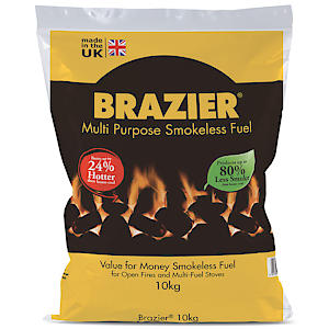 Brazier Multi Purpose Smokeless Fuel 10kg | 1 x 10kg Bag