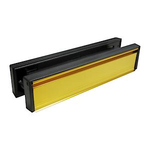 Double Sided Letterplate 20/40 X 300Mm Gold