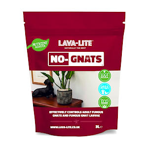 Lava-Lite No Gnats | Original Natural Fungus Gnat Killer for Houseplants, Soil & Compost | Child