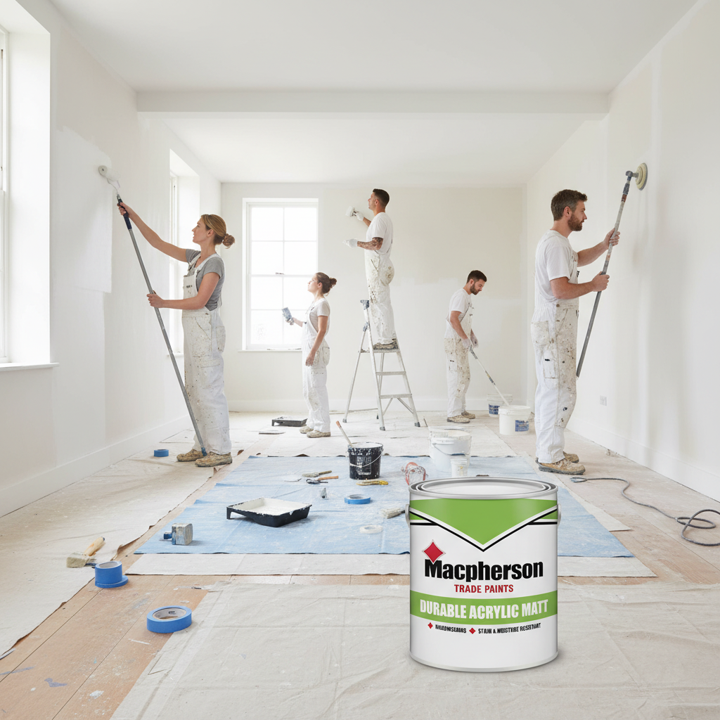 Macpherson Durable Acrylic Matt 5 litre Colour
