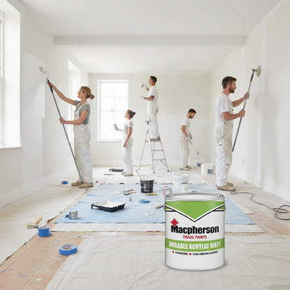 Macpherson Durable Acrylic Matt 5 litre Colour