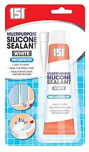 Multipurpose Silicone Sealant 70g White – Flexible Waterproof Sealant