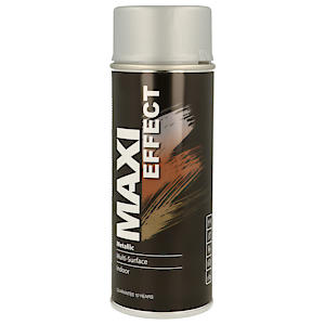 MAXI EFFECT Quick Drying Spray Paint Metallic Silver 400ml