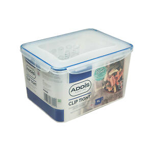 Addis Clip Tight Super Large Food Storage Container 9L Tall Rectangle Airtight Containers