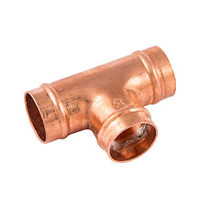 Pre soldered equal tee 15mm (2)