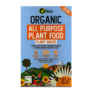 Vitax Organic All Purpose Plant Food | Plant Based | Vegan Friendly | 900g