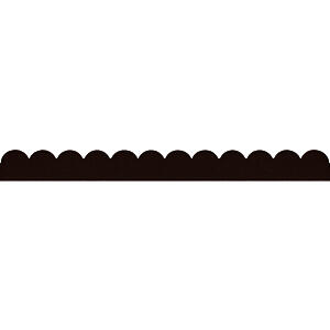 Flexible Garden Border Scallop Design Flexi Curve Garden Bed Border