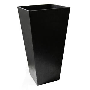 Eco Garden Sonata Recyled Rubber Plant Pot, Pewter, 70 Cm
